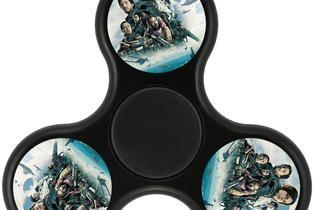 New Rogue One Black Fidget Gyro Spinner available on Amazon.com