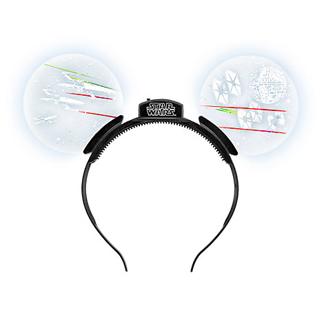 New Star Wars themed Light-Up Mouse Ears Headband available on DisneyStore.com