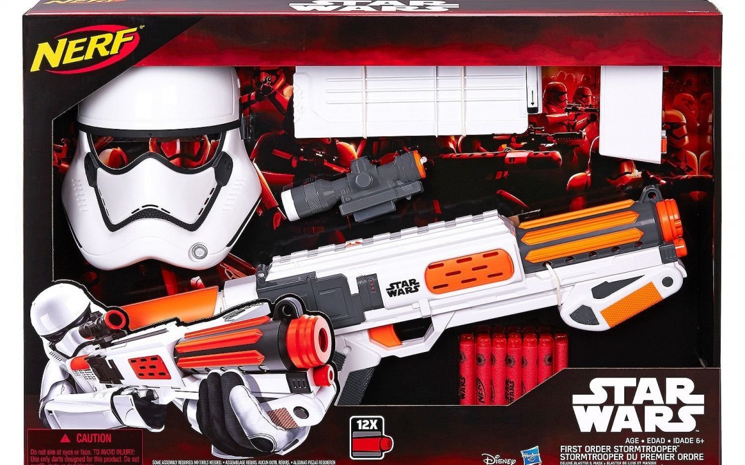 New First Order Stormtrooper Officer Deluxe Blaster and Mask Nerf Set available on Walmart.com