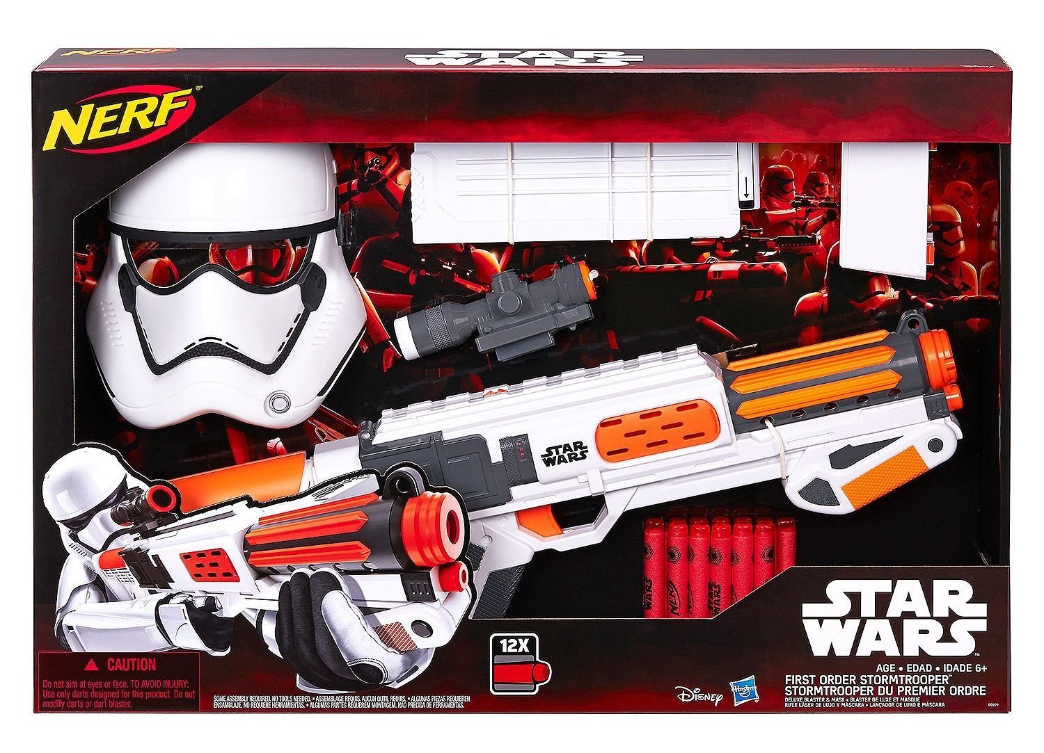 FA FO Stormtrooper Officer Blaster and Mask set