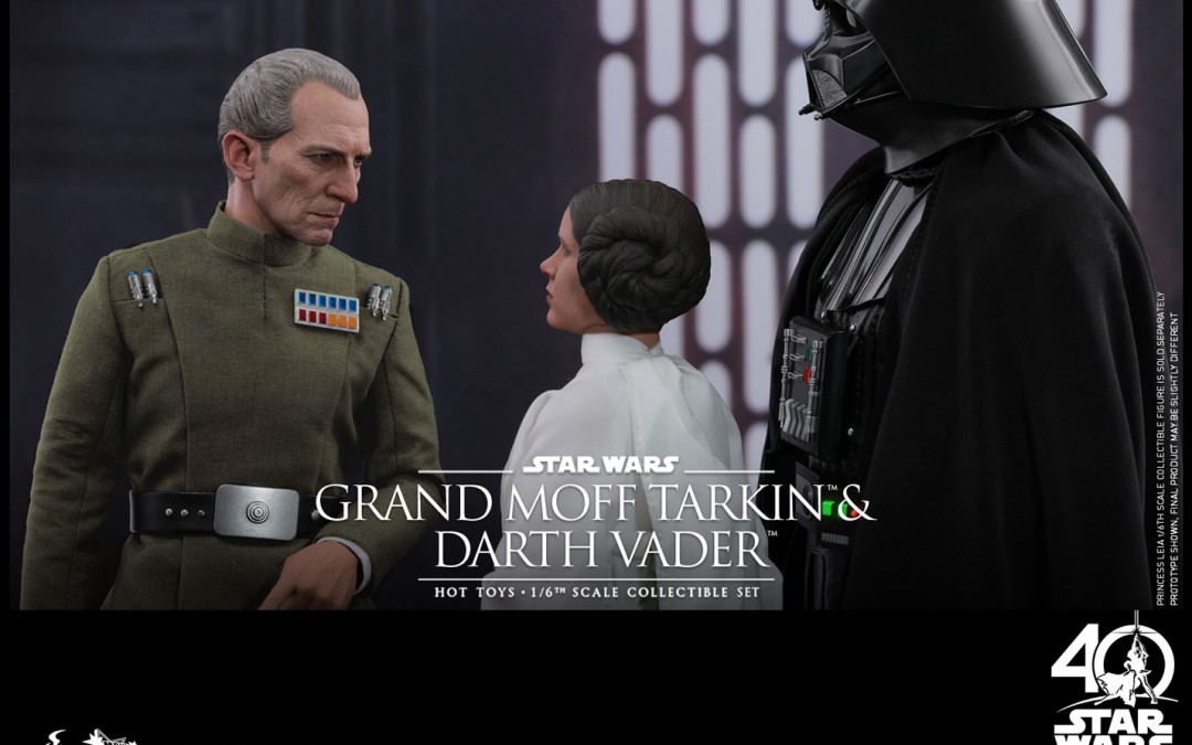 New 1/6th Scale Figure set of Grand Moff Tarkin and Darth Vader now available for pre-order