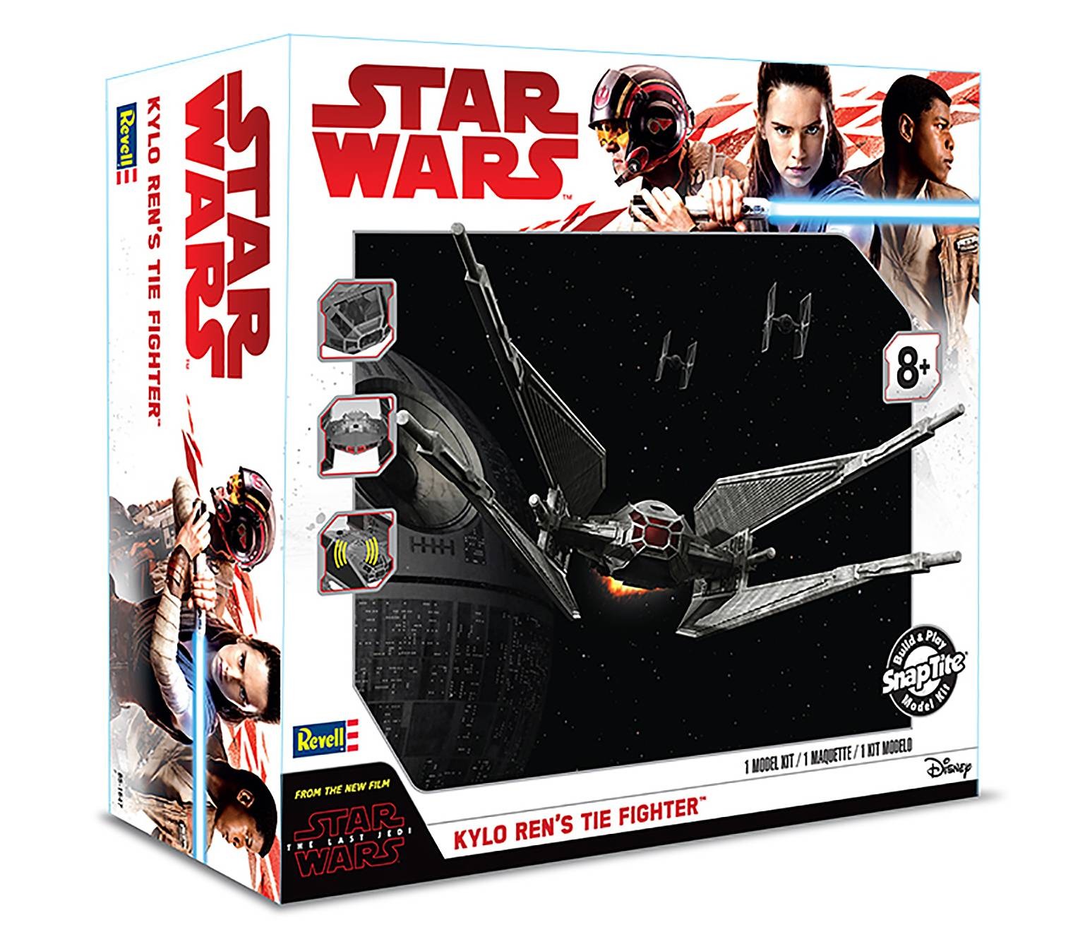 Build and Play Kylo Ren's TIE Fighter Model Kit 1