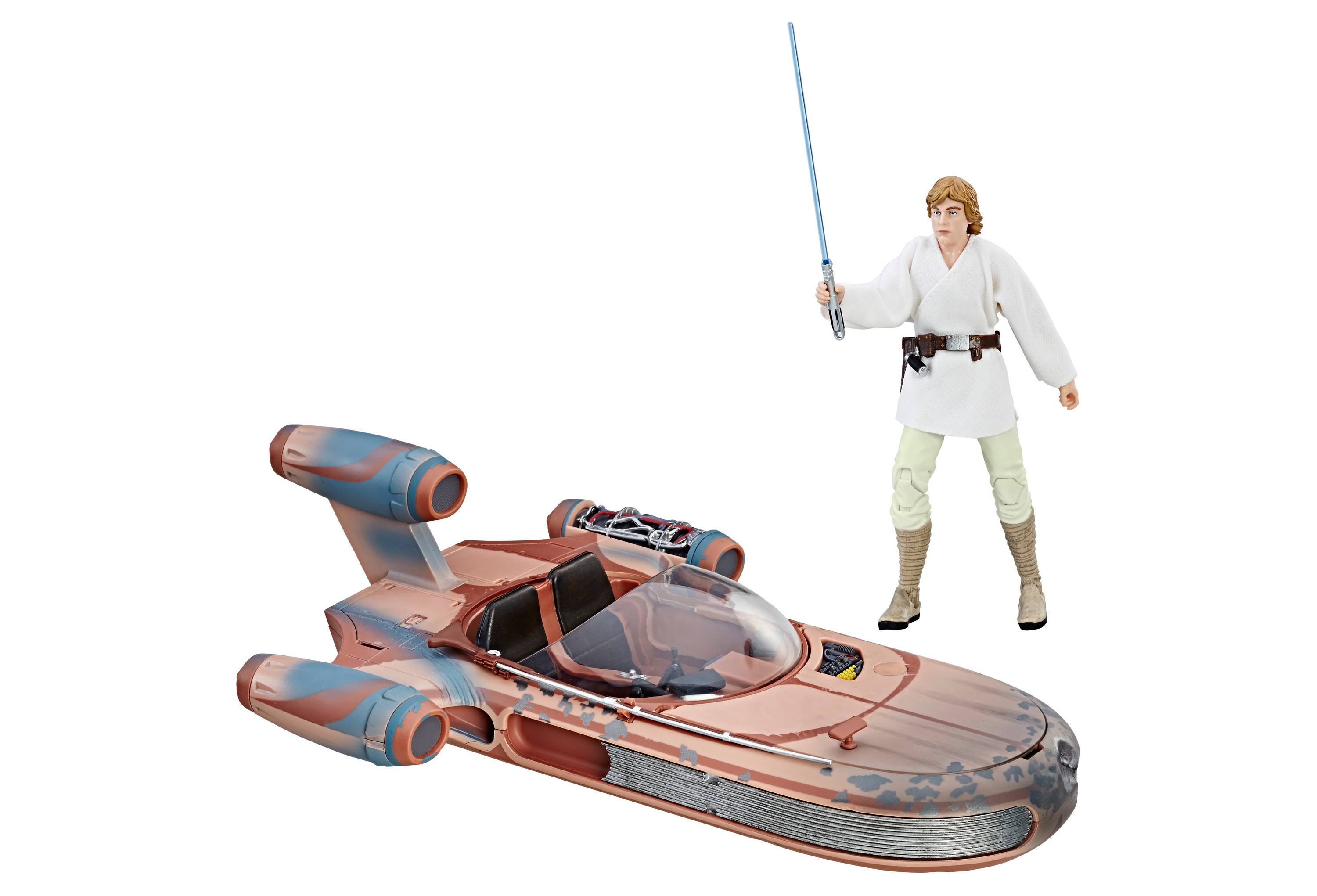 ANH Black Series Landspeeder & Luke Skywalker Figure Set 2