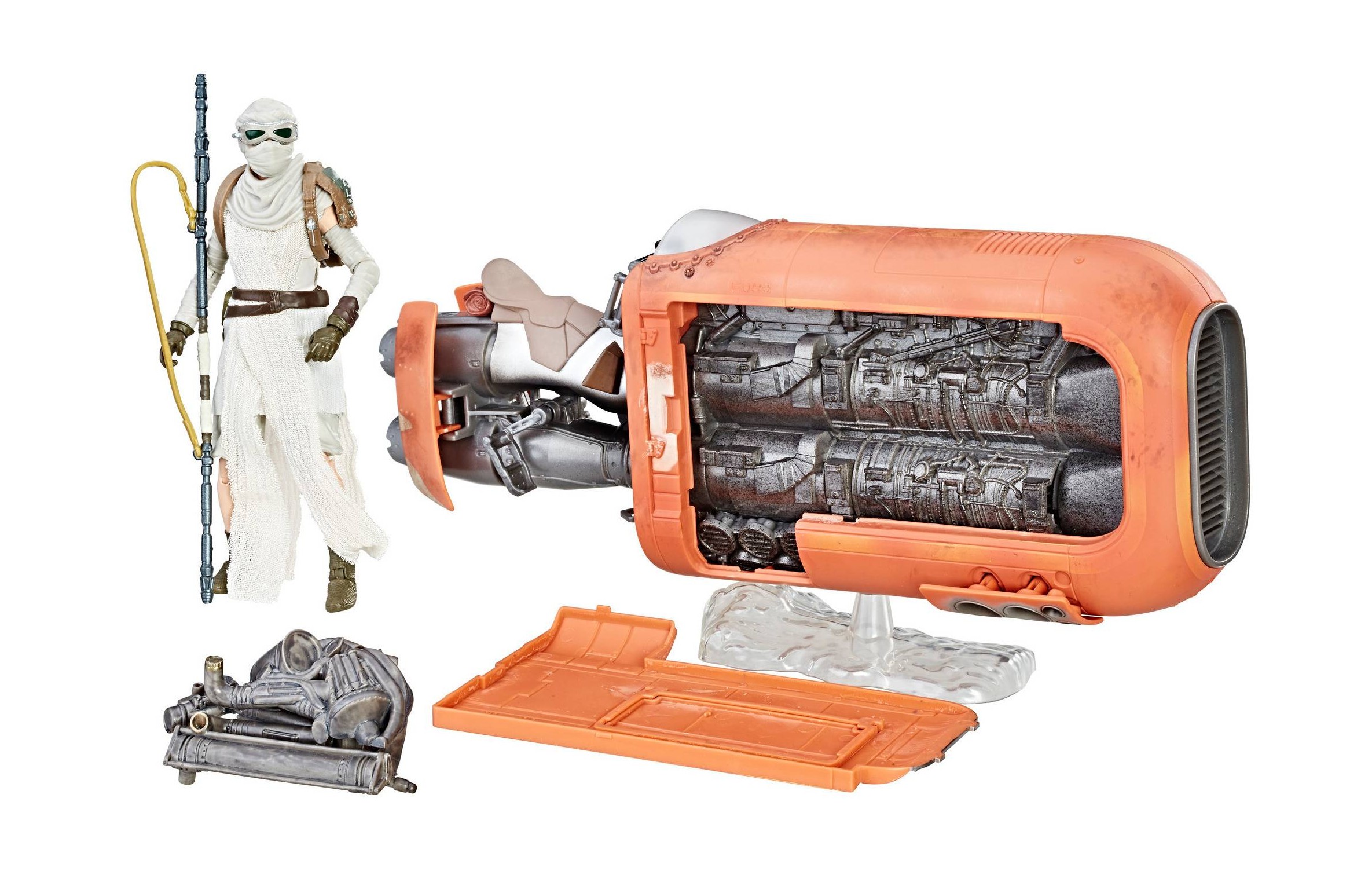 TFA Black Series Rey's Speeder (Jakku) and Rey Figure Set 3