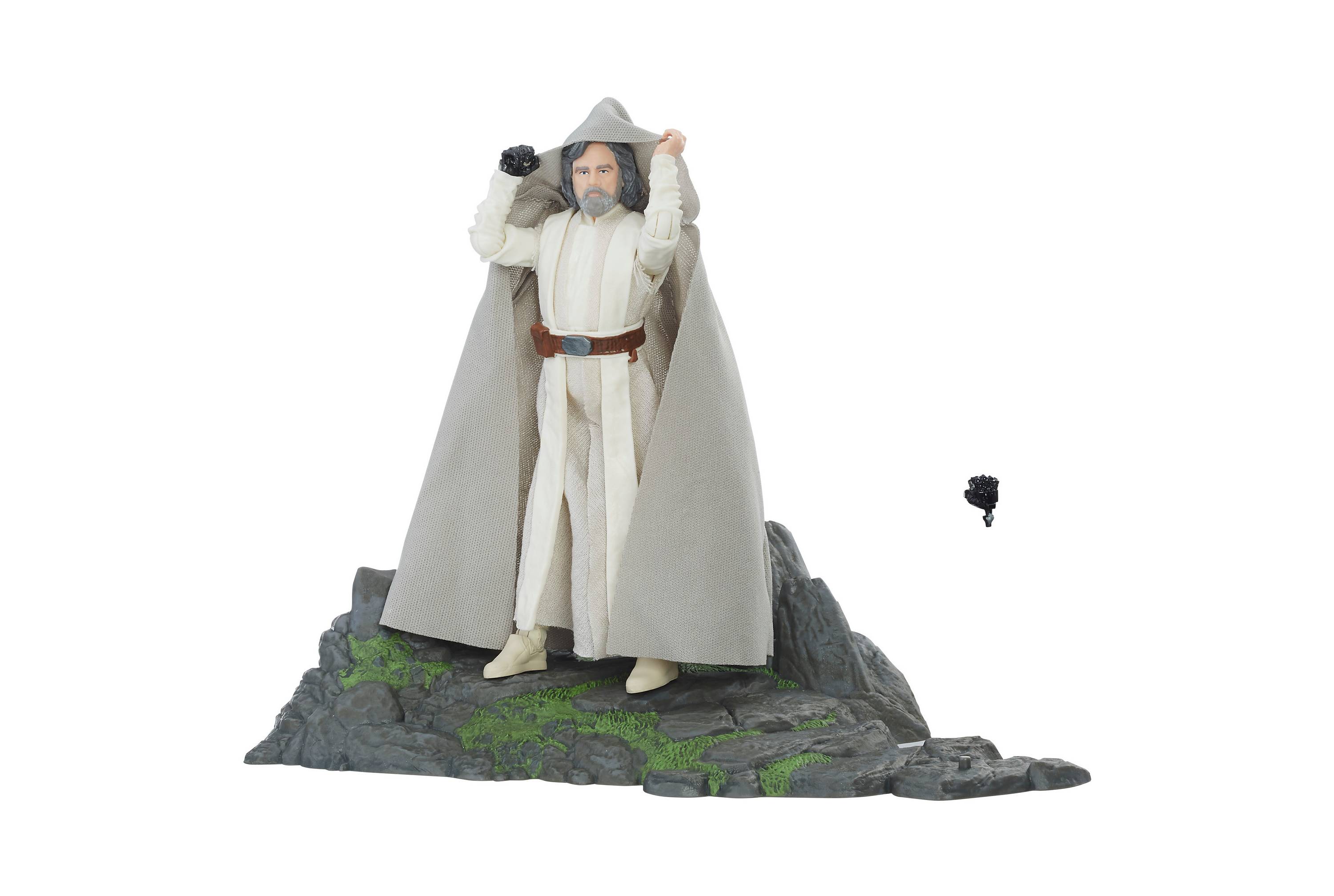 TFA Black Series Luke Skywalker (Jedi Master) on Ahch-To Island Set 3