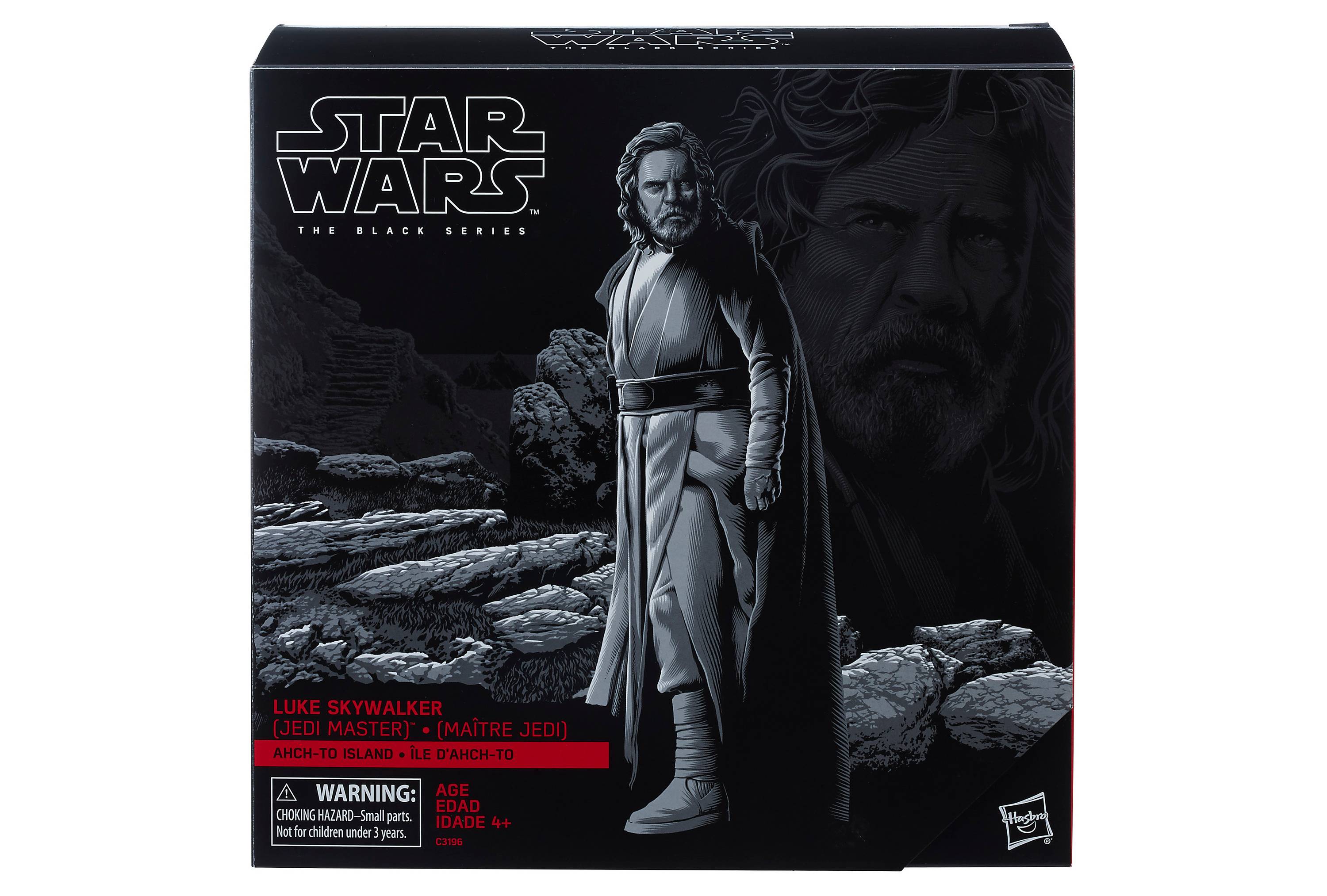 TFA Black Series Luke Skywalker (Jedi Master) on Ahch-To Island Set 1