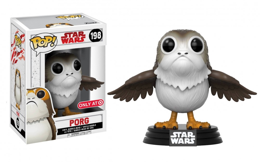 New Exclusive Last Jedi Funko Pop! Porg (Open Wings) Bobble Head Toy available on Walmart.com