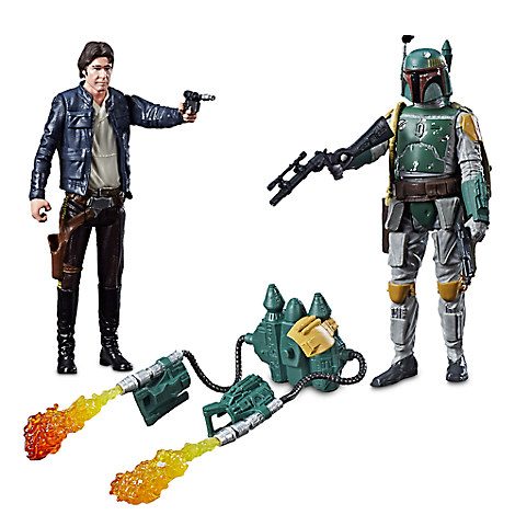 TLJ (ROTJ) Han Solo & Boba Fett Force Link Figure Set 2