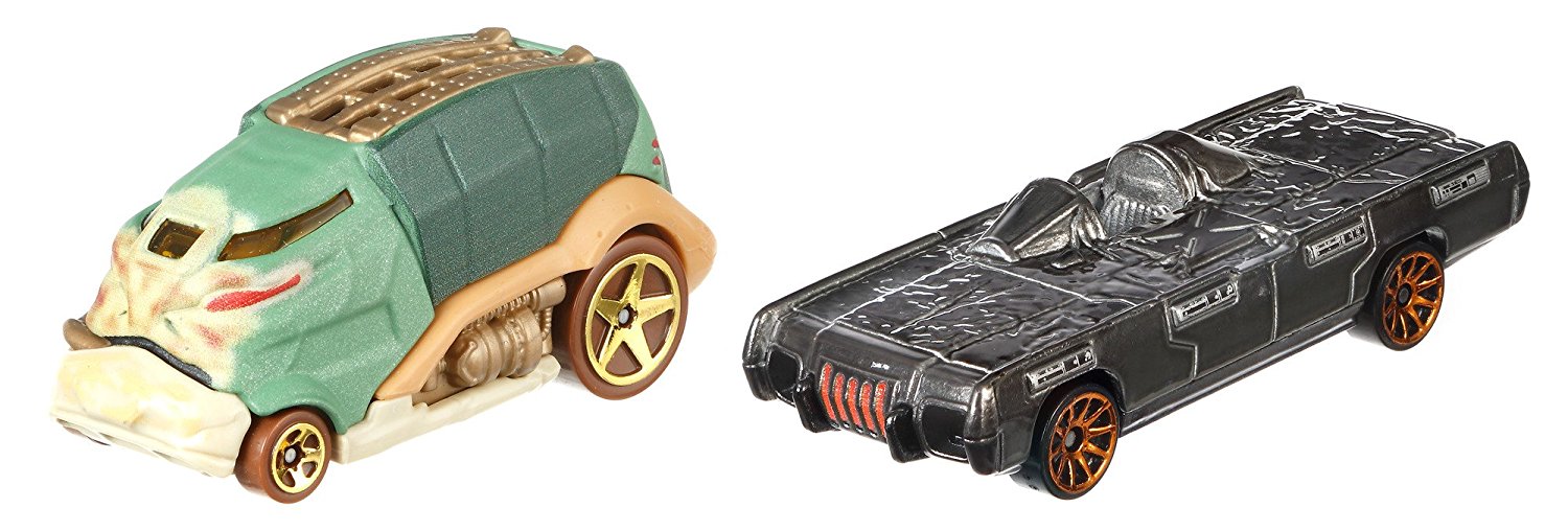 TLJ Hot Wheels Jabba the Hutt and Han Solo (In Carbonite) Car 2-pack 2