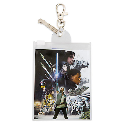 New Last Jedi Pin Lanyard Pouch with Charm available on DisneyStore.com
