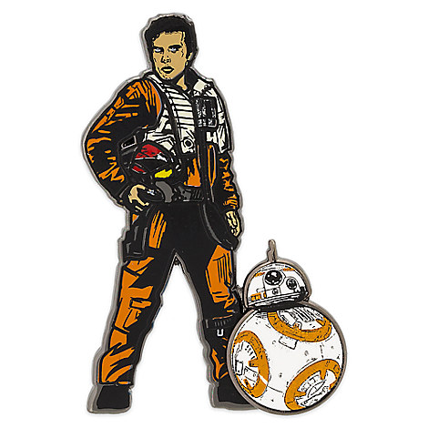 TLJ BB-8 and Poe Dameron Pin