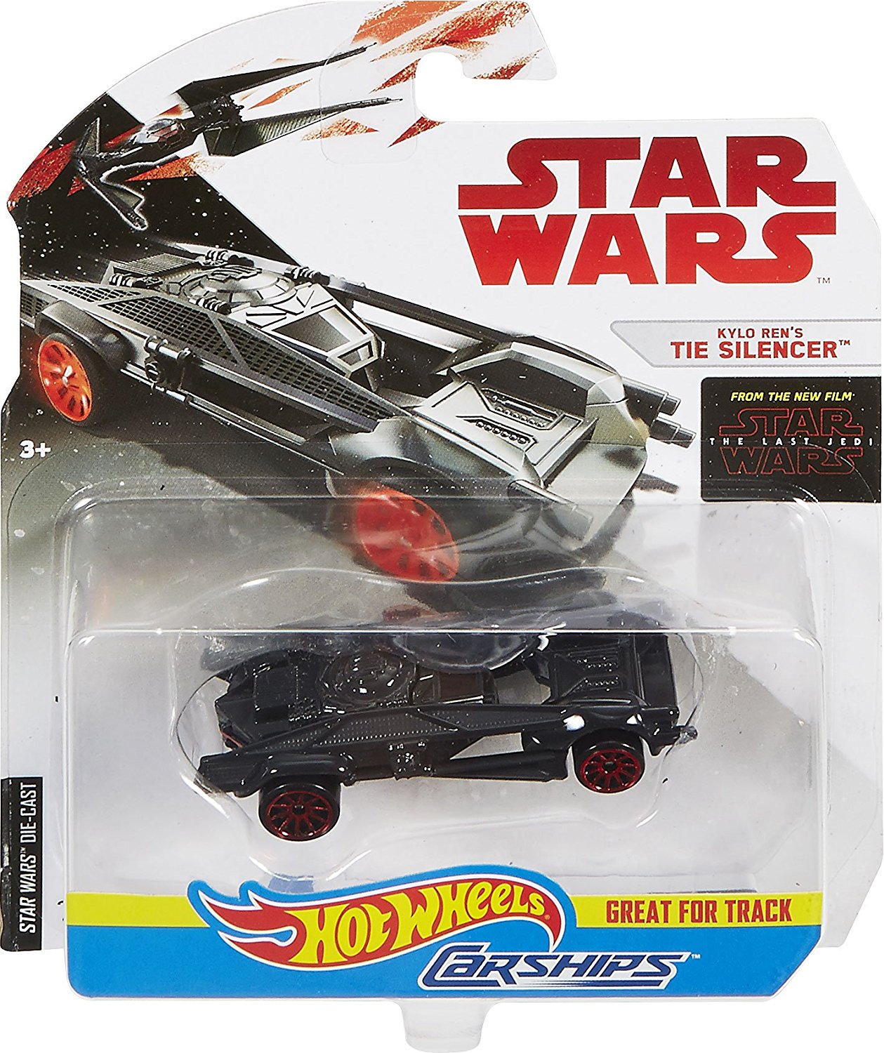 TLJ Kylo Ren's Tie Silencer Car Ship Toy 1
