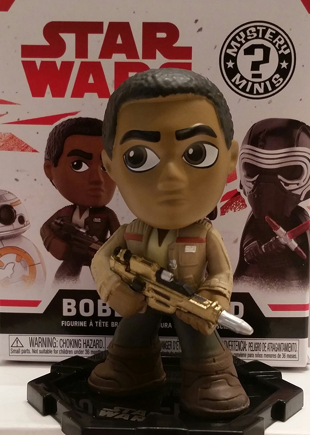 TLJ Finn Funko Pop! Mystery Mini Bobble Head Toy