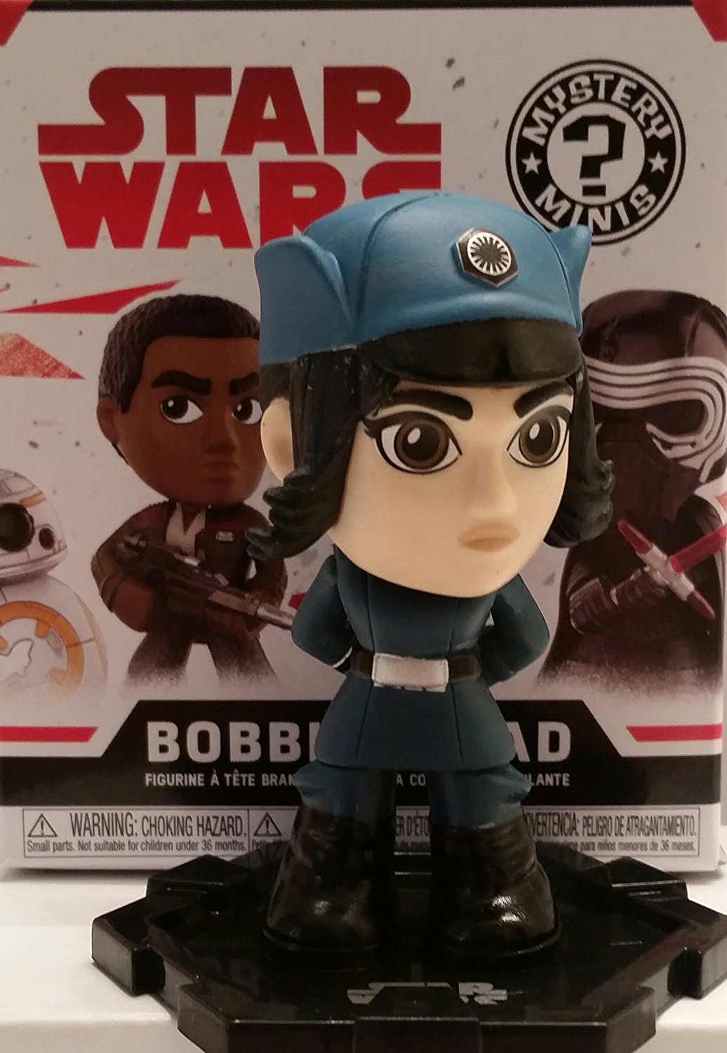 TLJ Rose (First Order Uniform) Mystery Mini Funko Pop! Bobble Head Toy