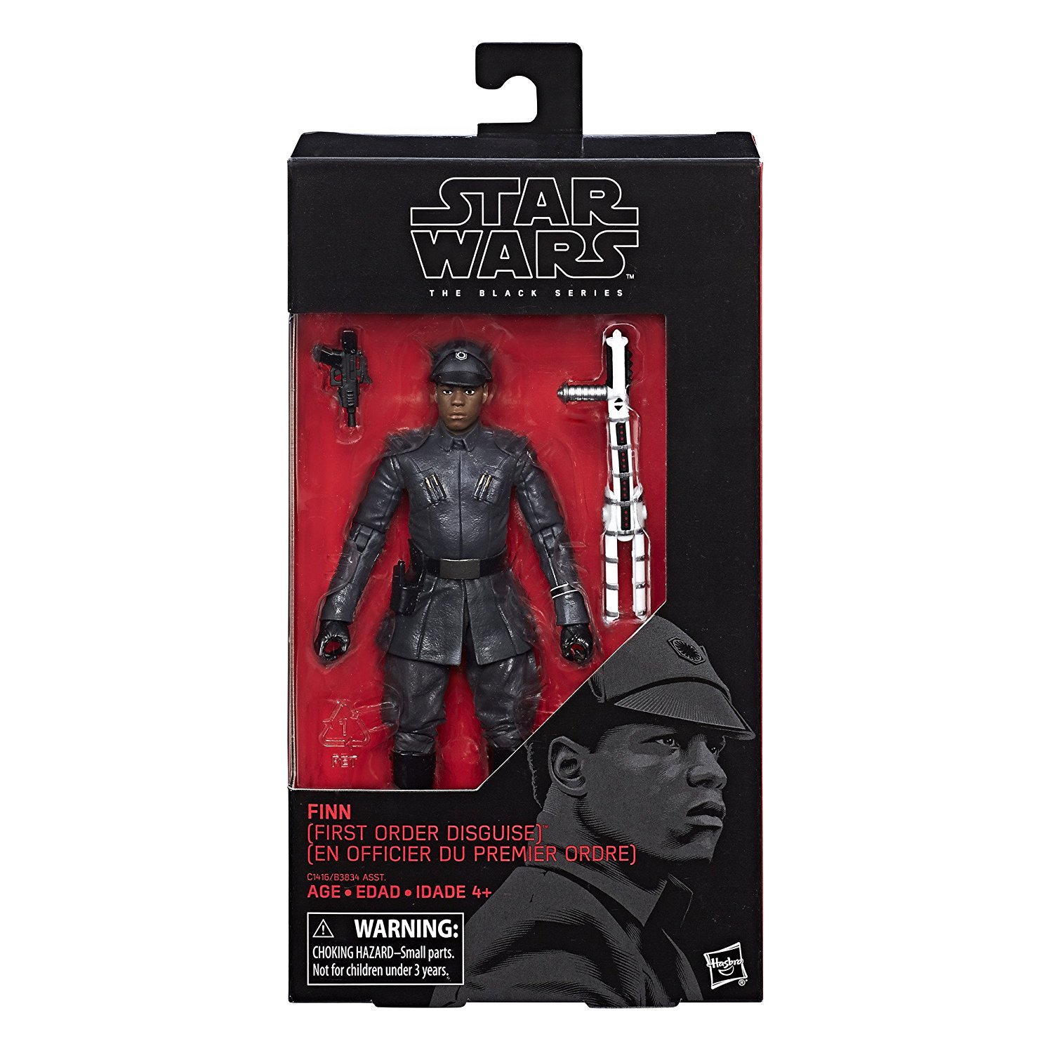 TLJ BS Finn (First Order Officer Disguise) 6" Figure 1