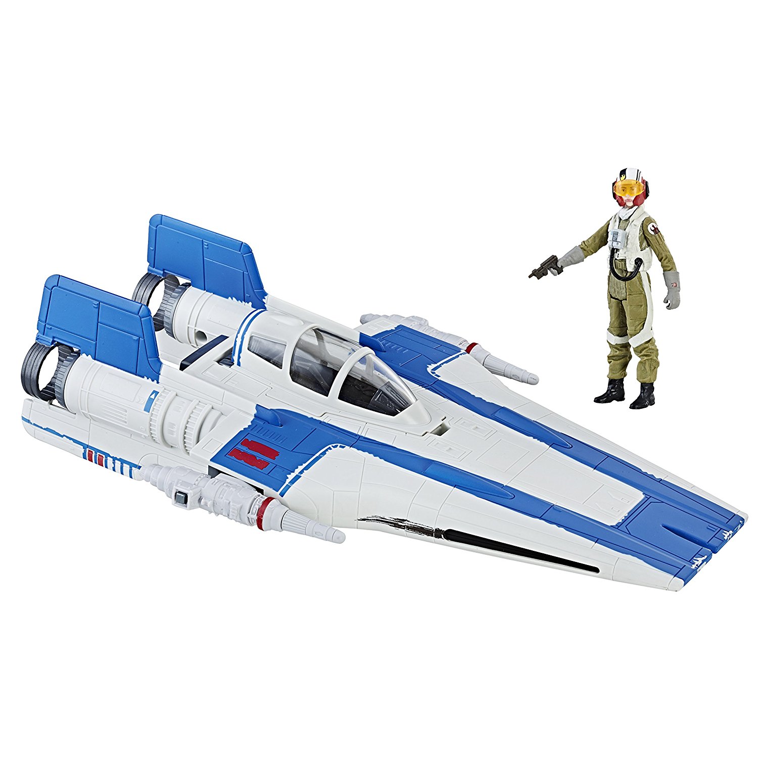 TLJ Resistance A-Wing Fighter Vehicle Toy with Resistance Pilot Tallie Figure 2