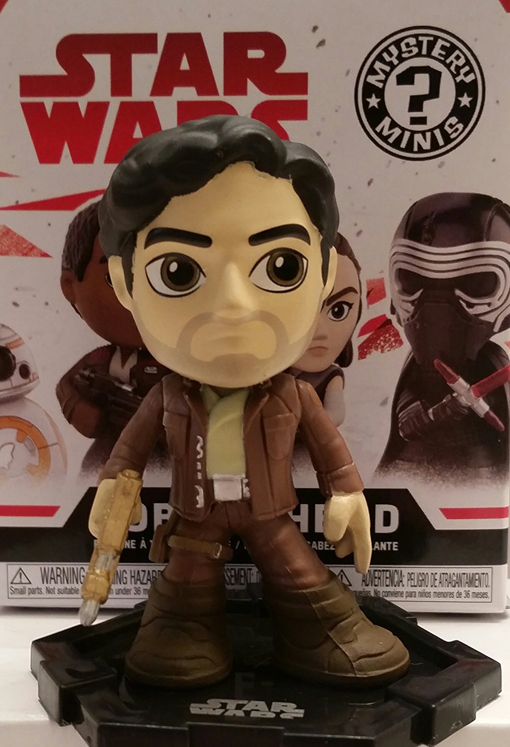 TLJ Poe Dameron Mystery Mini Funko Pop! Bobble Head Toy