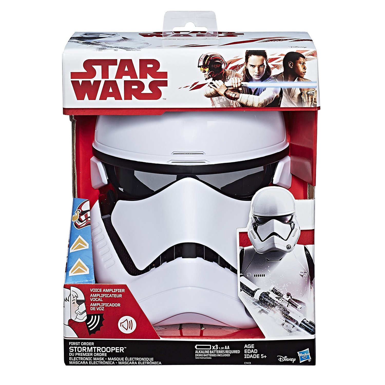 TLJ First Order Stormtrooper Electronic Voice Changing Mask 1