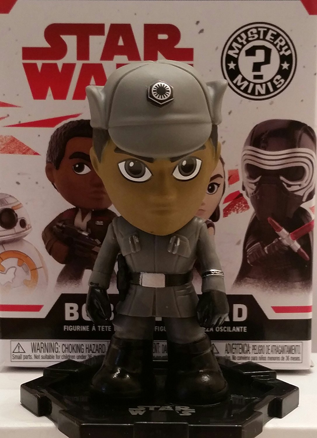 TLJ Finn (First Order Uniform) Mystery Mini Funko Pop! Bobble Head Toy