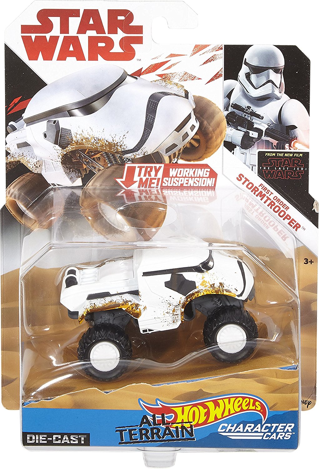 TLJ Hot Wheels First Order Stormtrooper All-Terrain Character Car 1