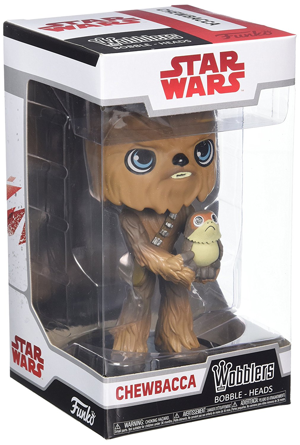 TLJ Chewbacca Funko Wobbler Toy 1