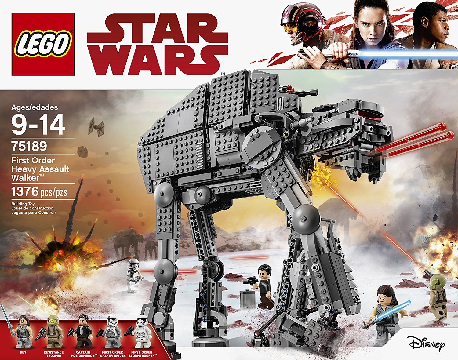 TLJ First Order Heavy Assault Walker Lego Set 1