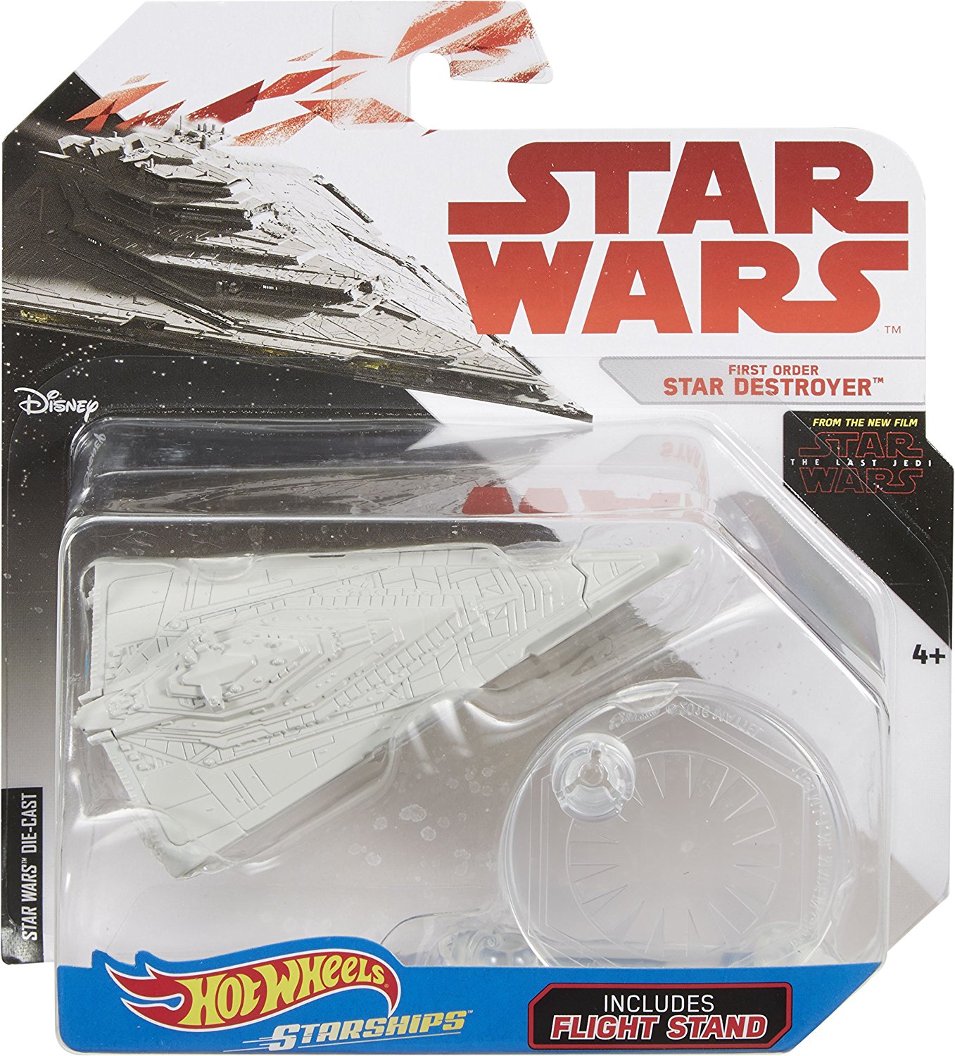 TLJ Hot Wheels First Order Star Destroyer Vehicle Toy 1