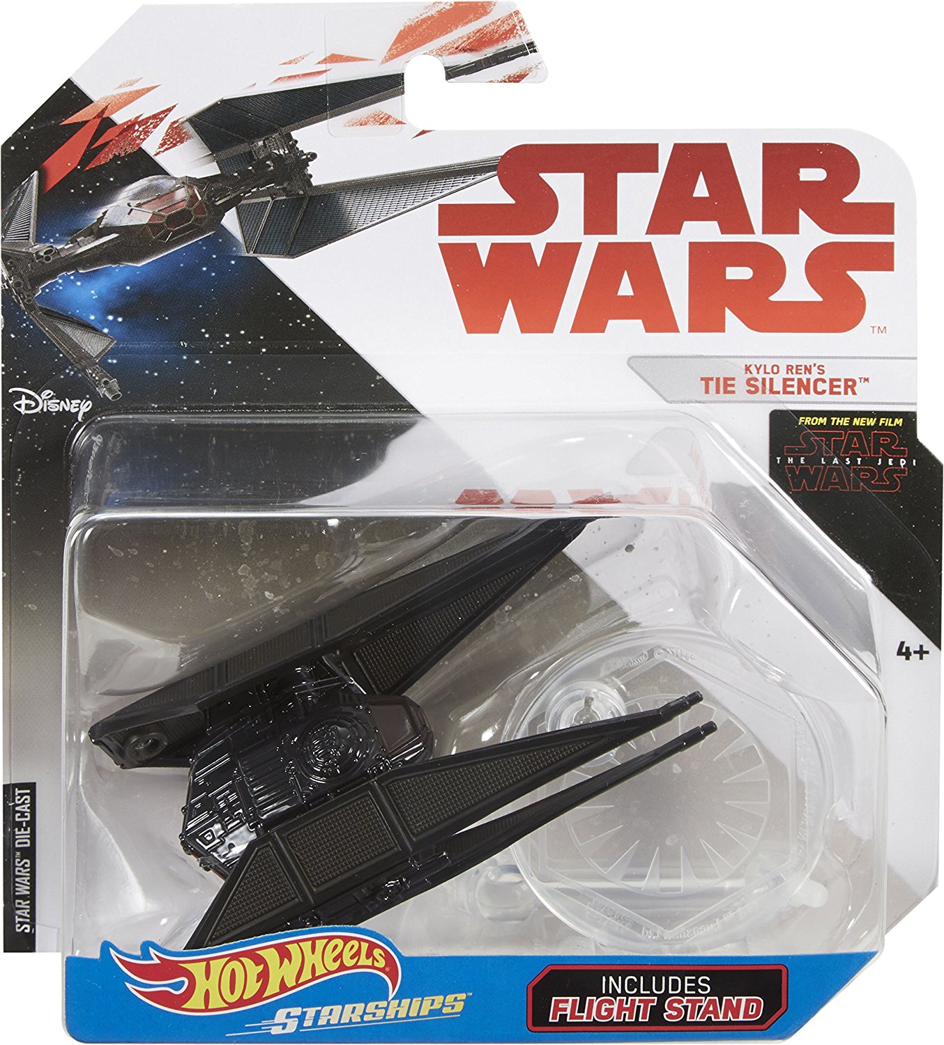 Hot Wheels Kylo Ren's Tie Fighter Vehicle Toy 1