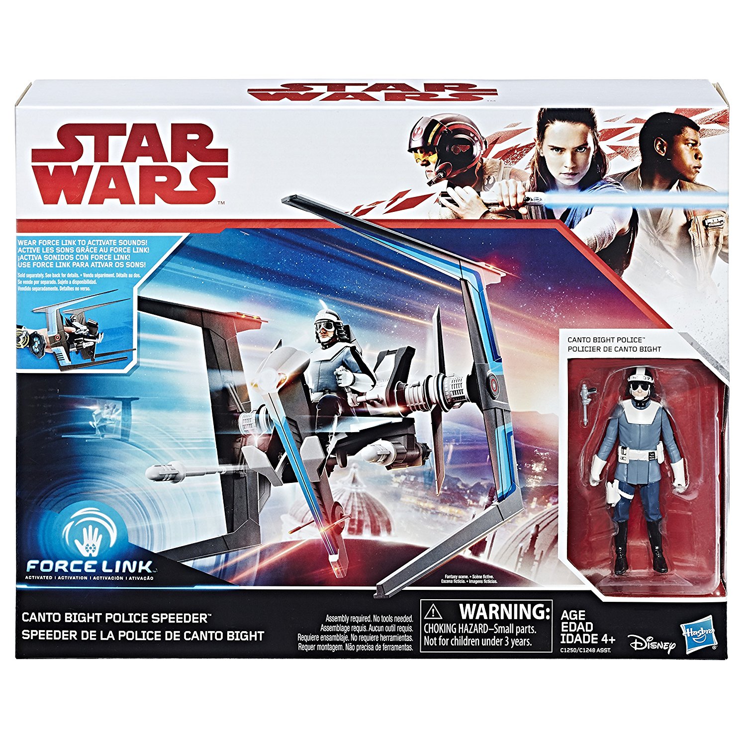TLJ Canto Bight Police Speeder Vehicle Toy with Canto Bight Police Figure 1