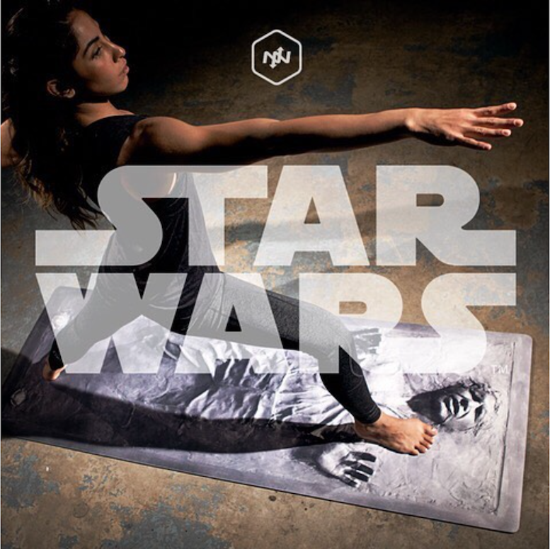 SW Han Solo in Carbonite Yoga Mat 1