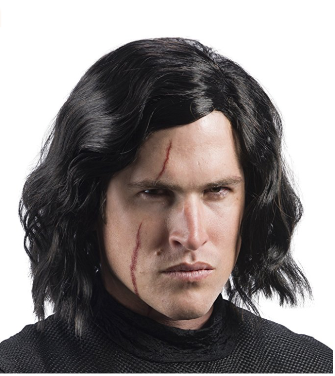 TLJ Kylo Ren Wig and Scar Set