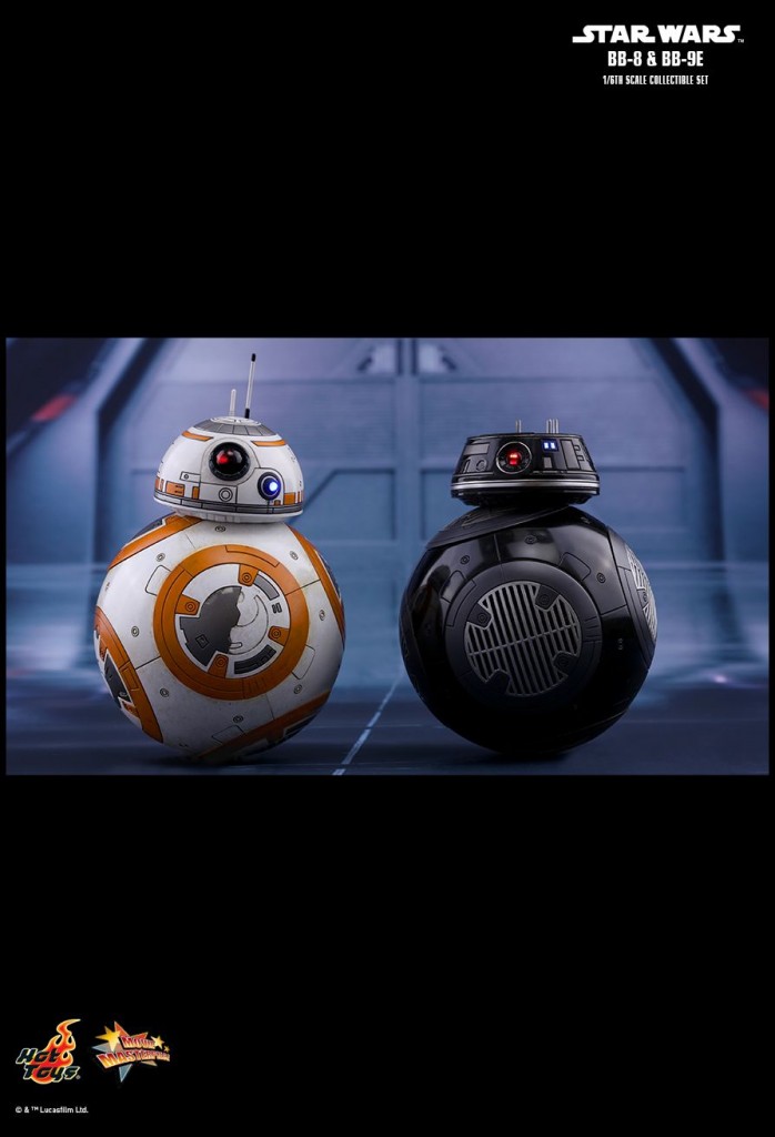 New BB8 and BB9E 1/6th Scale Figure 2pack From Hot Toys Revealed!