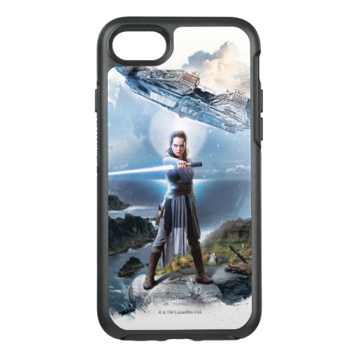 TLJ Rey & Millennium Falcon OtterBox Symmetry iPhone 8/7 Case