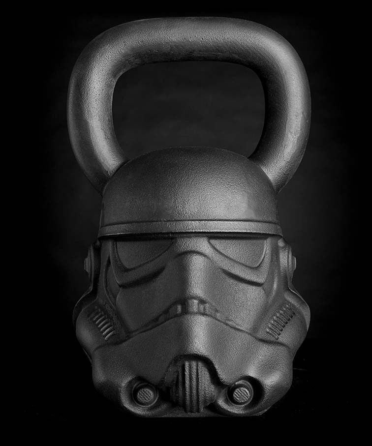 SW 60lbs Imperial Stormtrooper Helmet Kettlebell