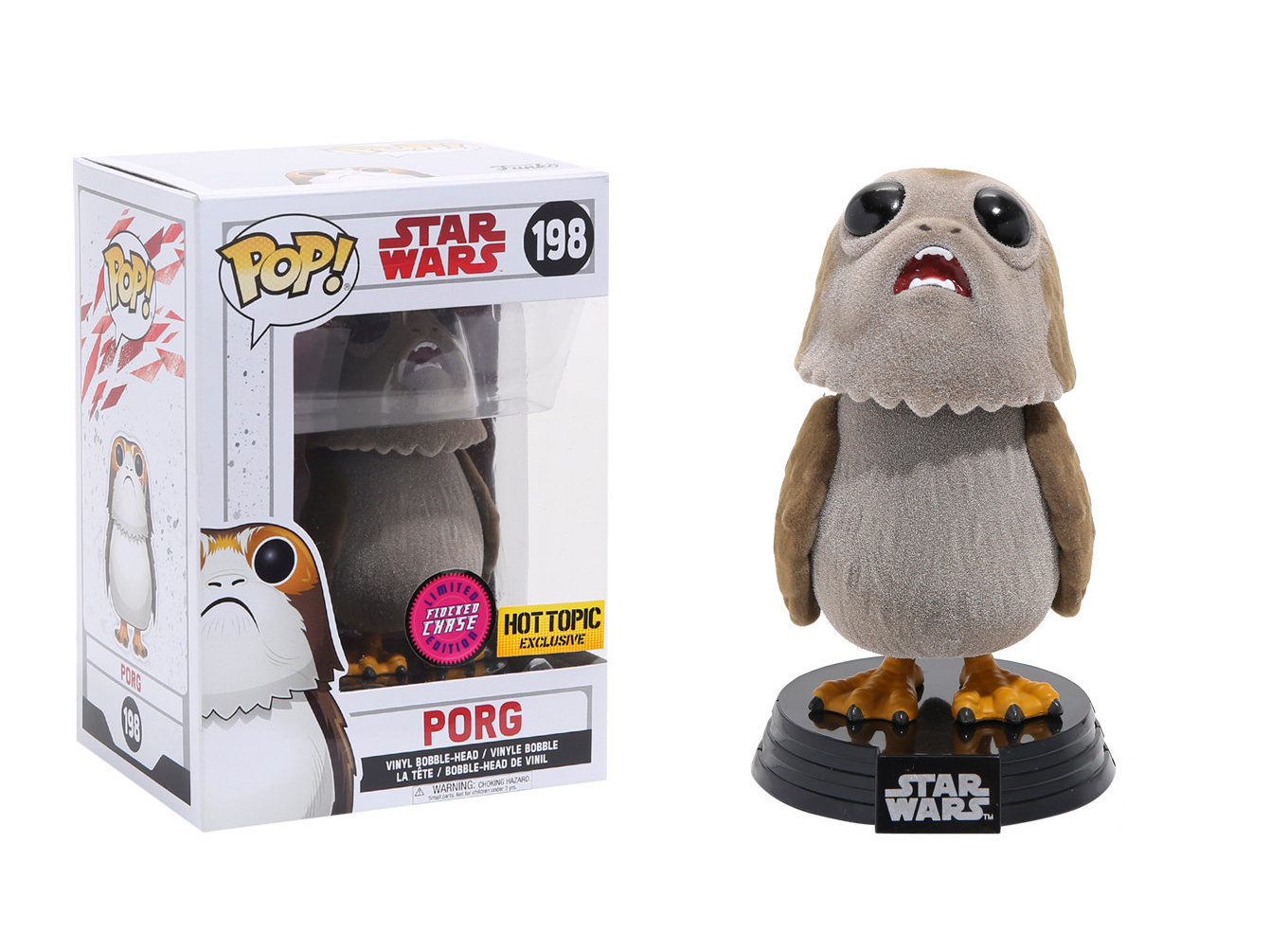 TLJ FP Porg Flocked BH Toy 2