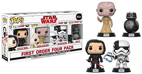 TLJ Funko Pop! First Order Bobble Head Toy 4-Pack