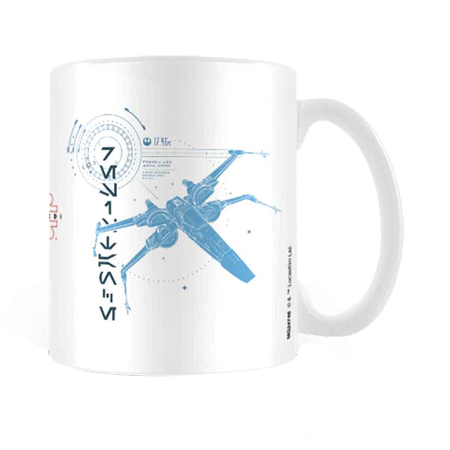 TLJ X-Wing Fighter Brushstroke Mug