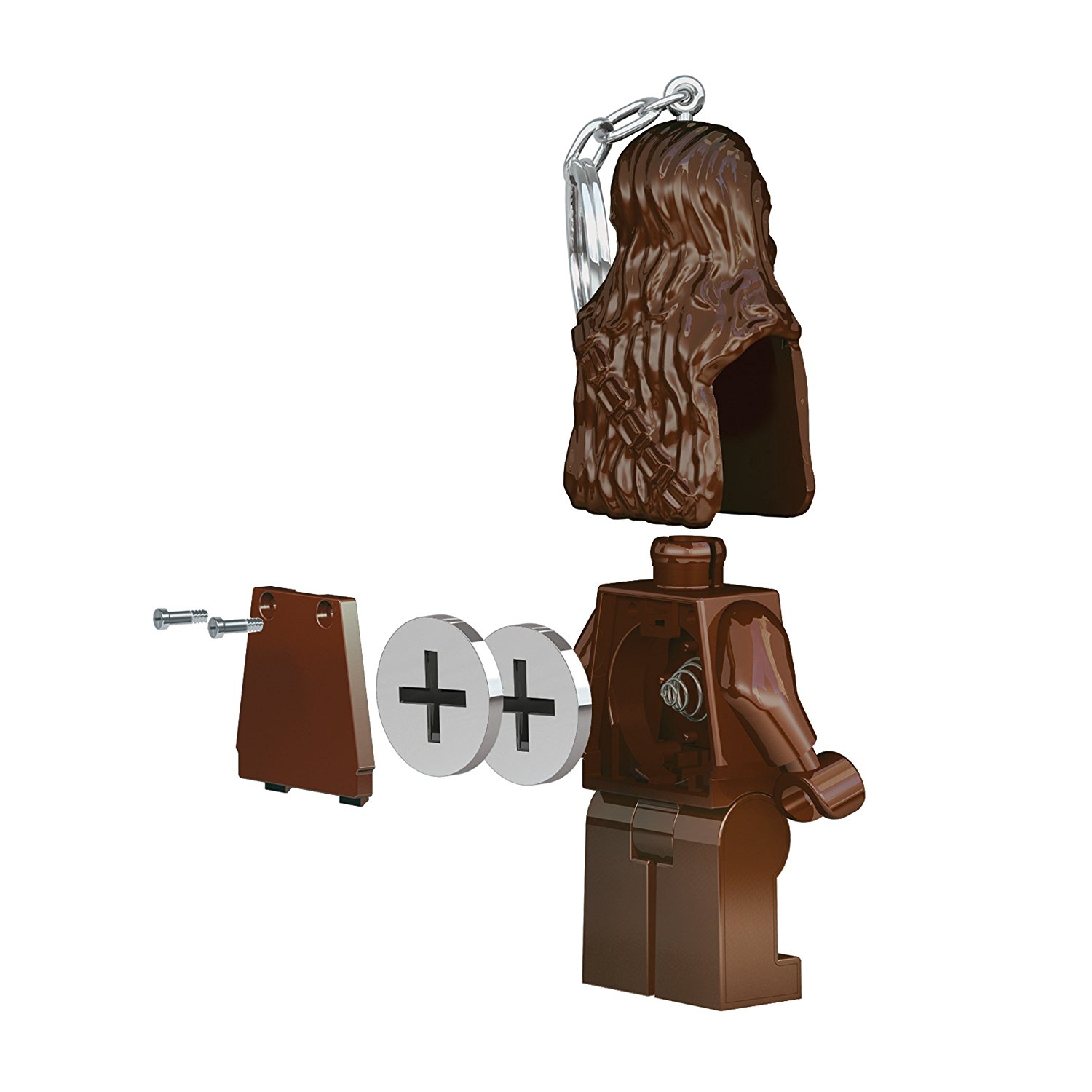 TLJ Lego Chewbacca LED Key Chain Flashlight 3