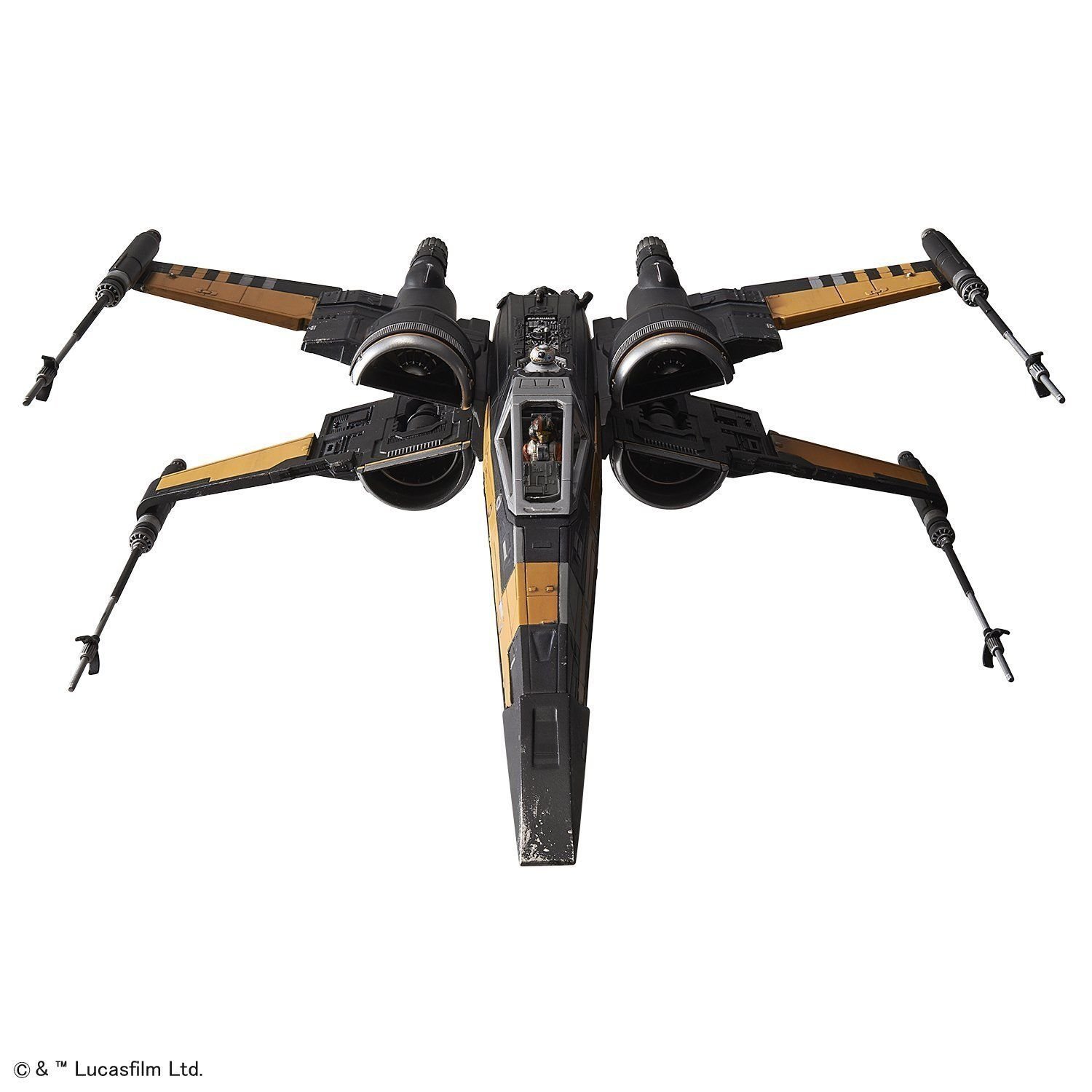 TLJ Poe's X-Wing Fighter Model Kit 6