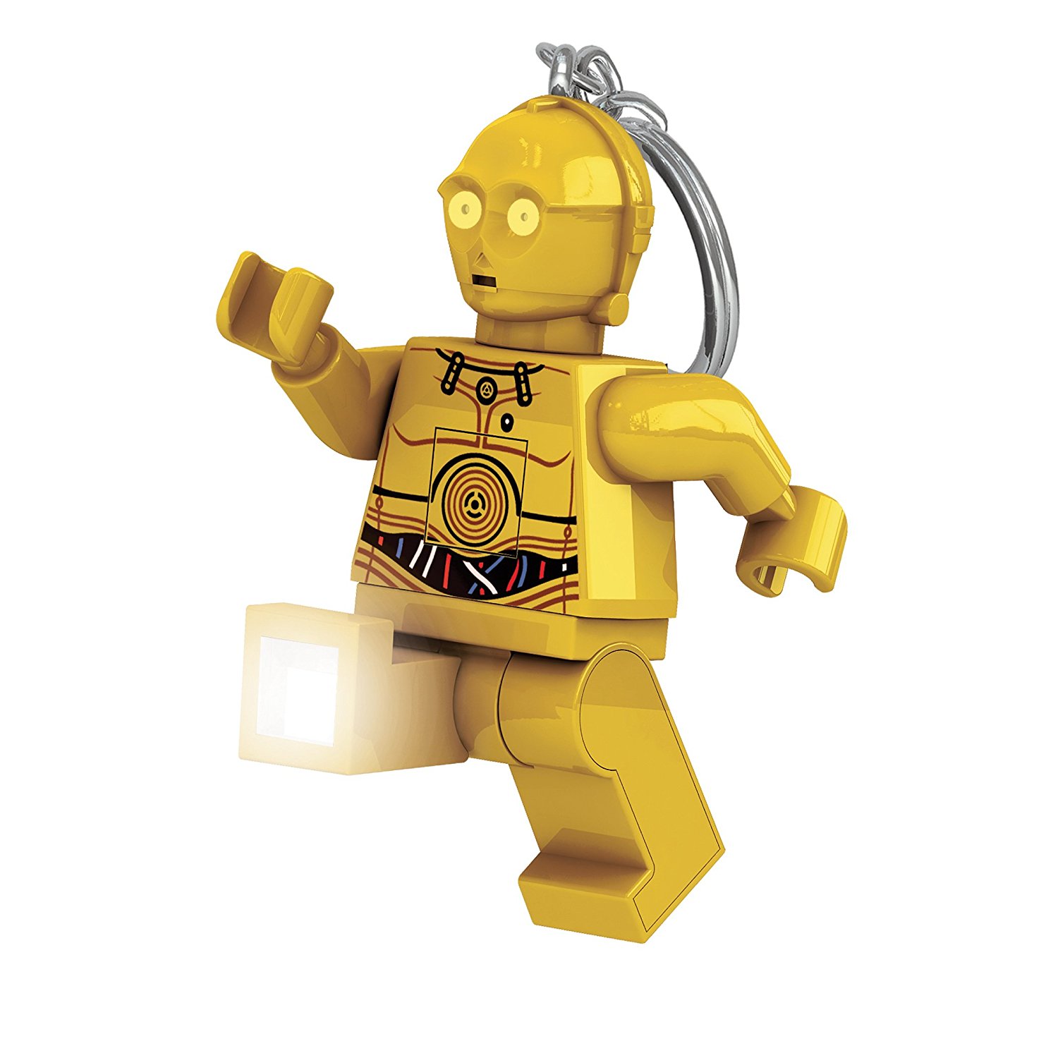 TLJ C-3PO Lego Figure LED Keychain Light 2