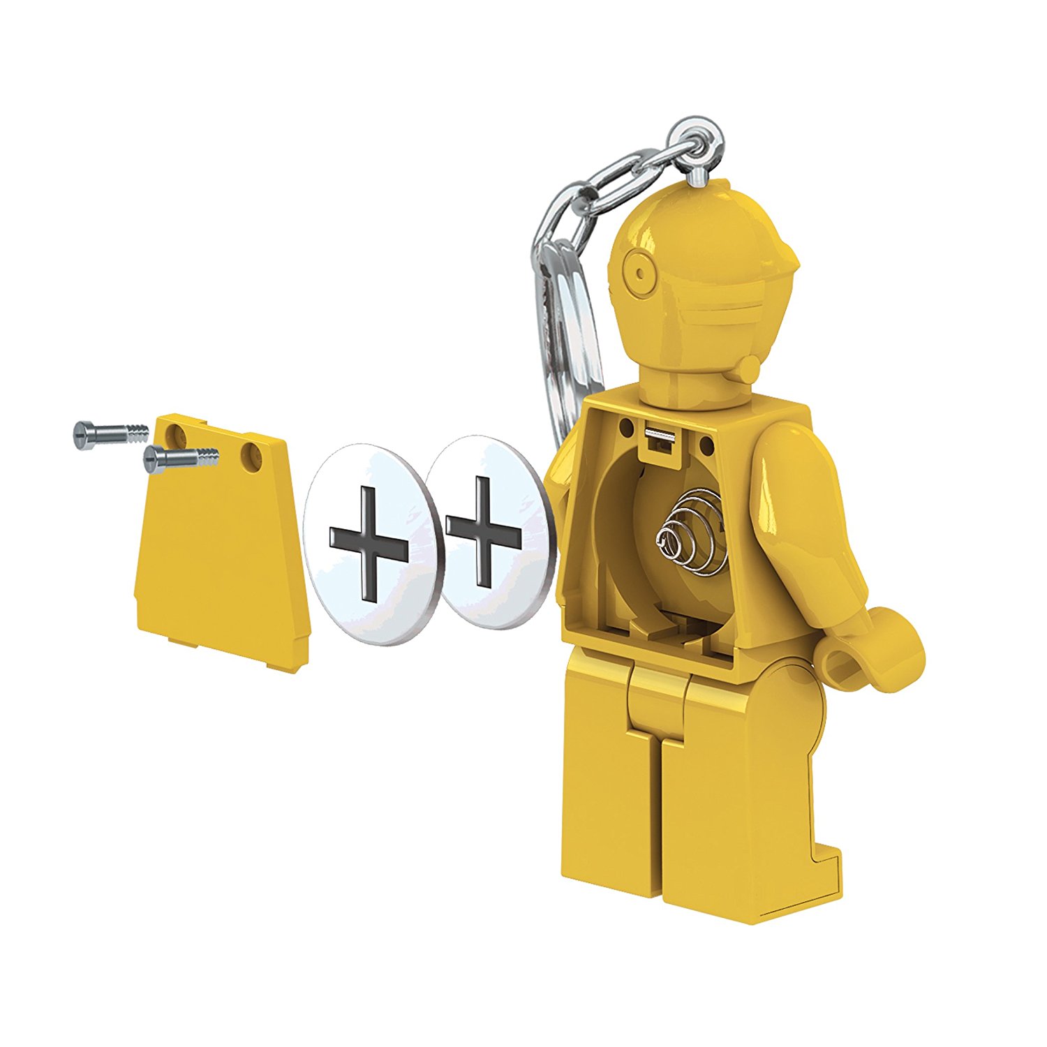 TLJ C-3PO Lego Figure LED Keychain Light 3