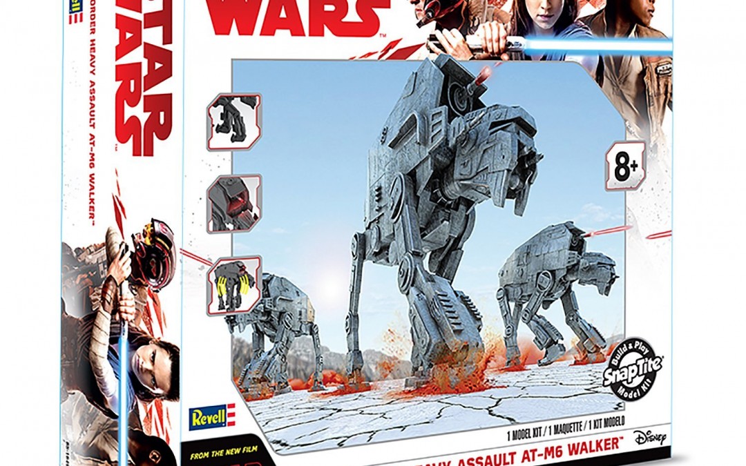 New Last Jedi Build and Play First Order Heavy Assault At-M6 Walker Model Kit available on Walmart.com
