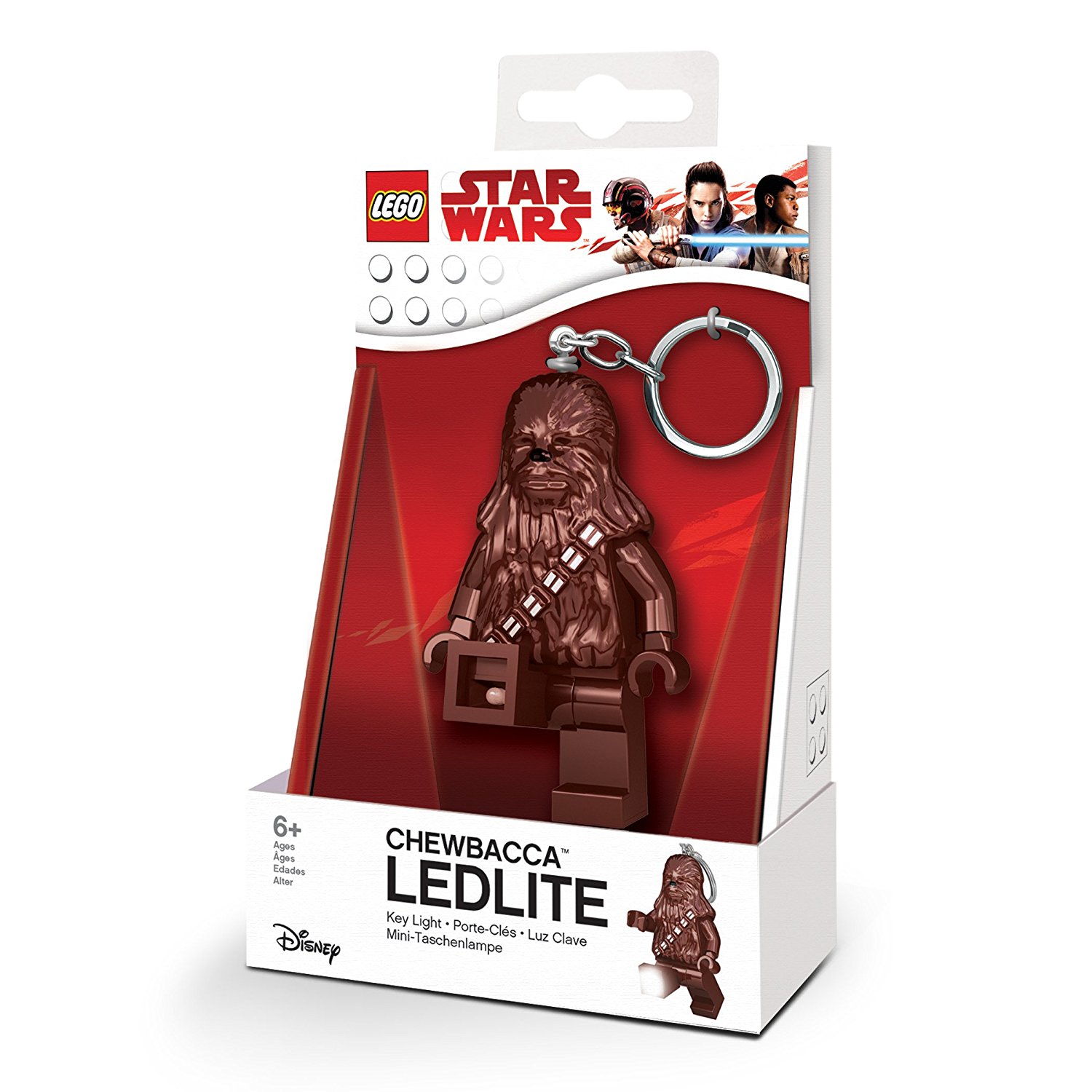 TLJ Lego Chewbacca LED Key Chain Flashlight 1