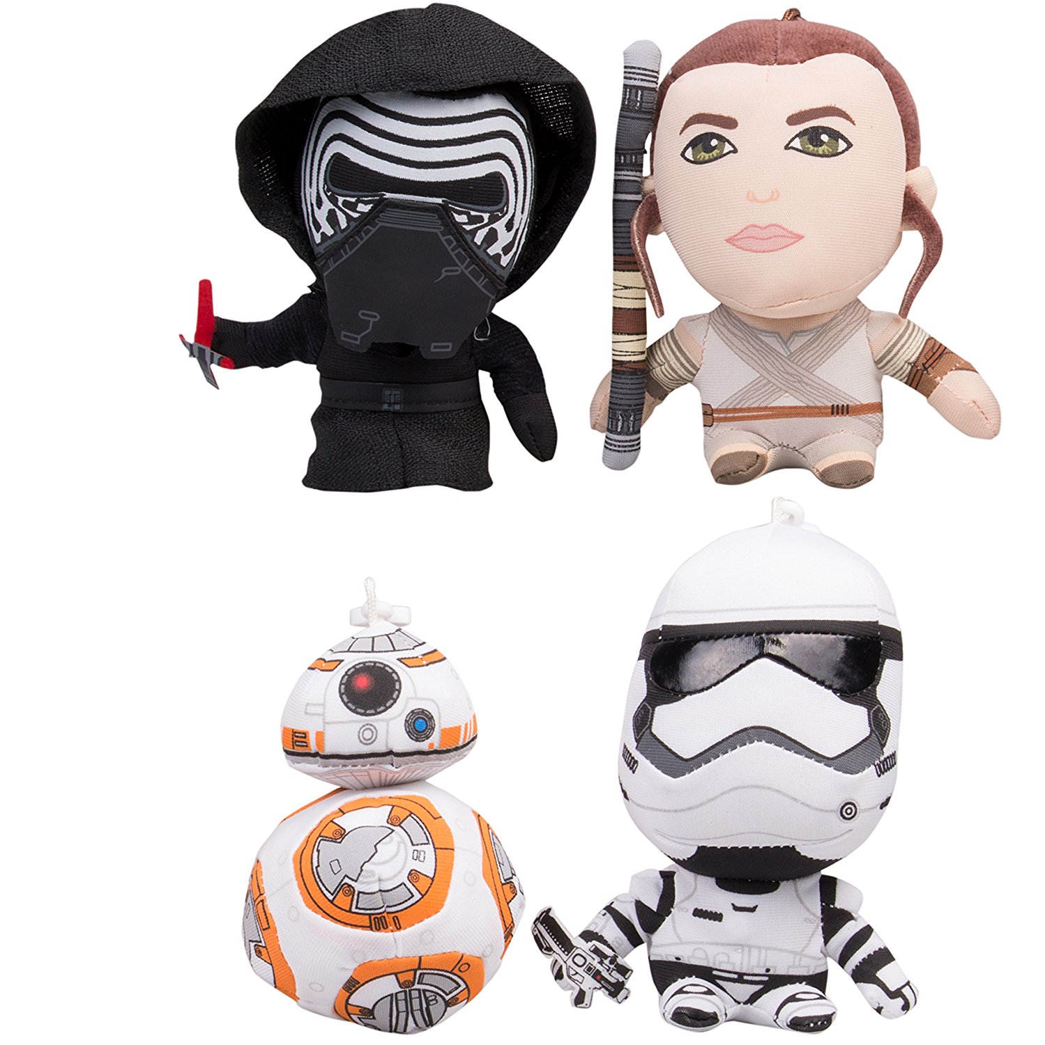TLJ Talking Clip On Key Chain Plush Set 1