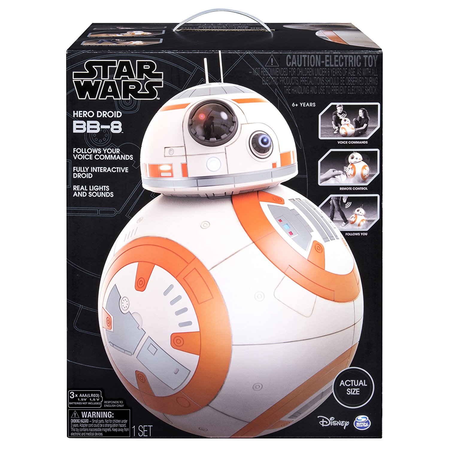 TLJ BB-8 Interactive Hero Droid Toy 2