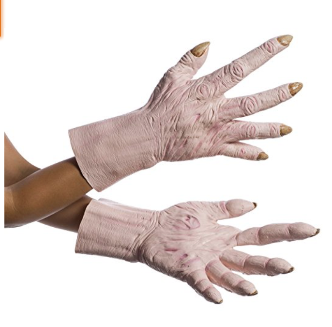 New Last Jedi Men's Adult Snoke Latex Costume Hands available on Walmart.com