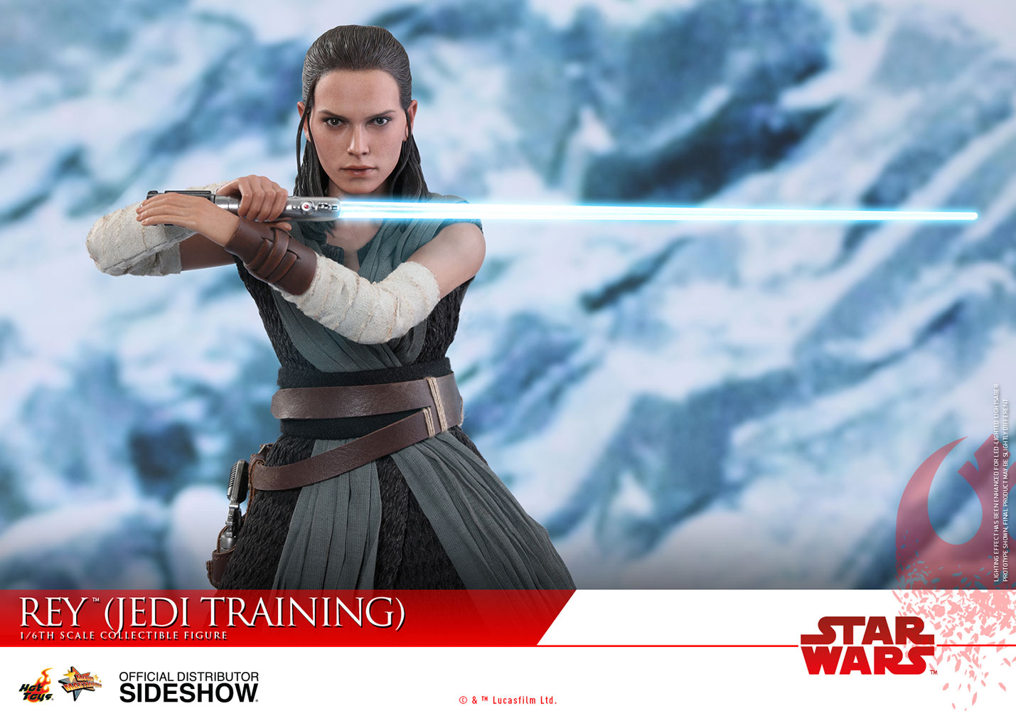 hot toys rey jedi training