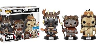 New Exclusive Funko Pop! Bobble Head Ewok 3-Pack available on Walmart.com