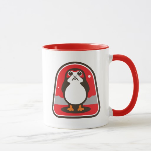 TLJ Porg Badge Mug 1