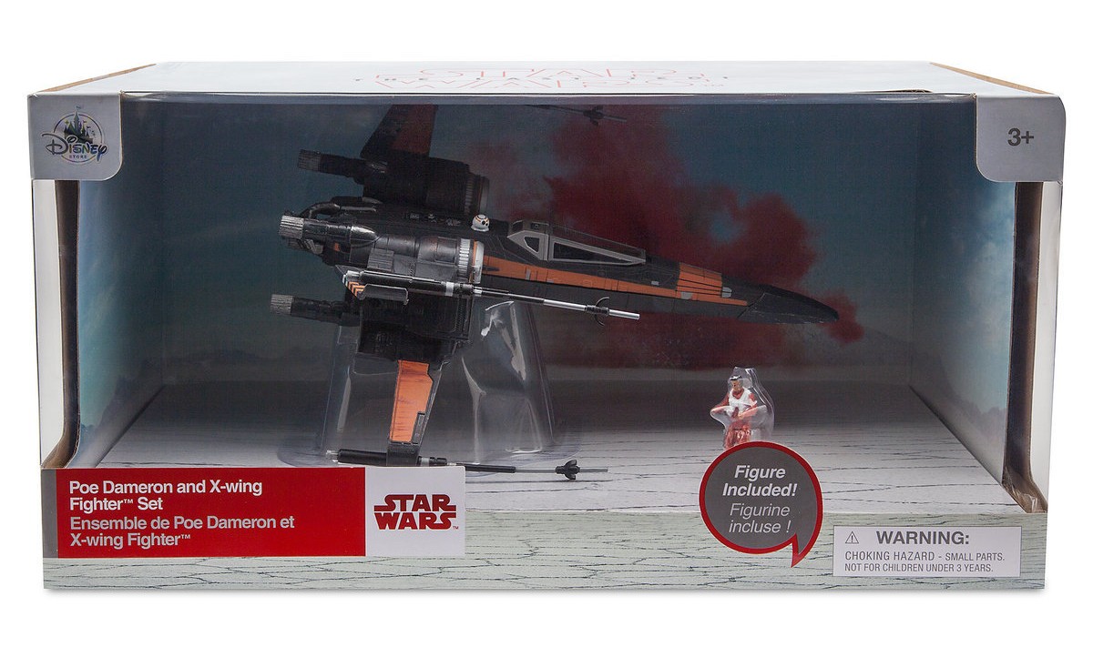 TLJ Poe Dameron and X-Wing Fighter Vehicle Set 1